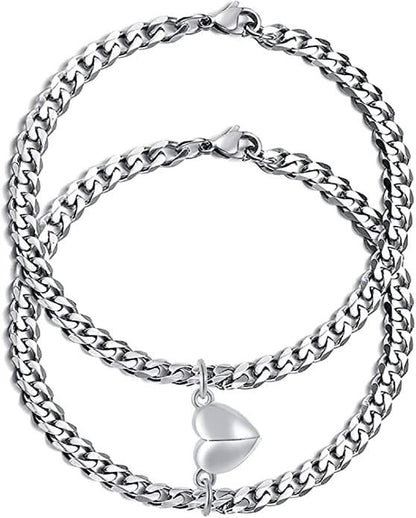 Heart Couple Bracelet For Women and Men